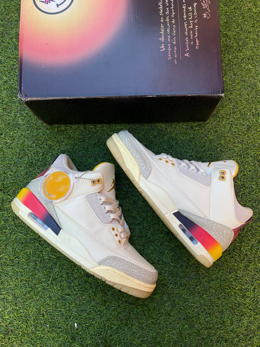 JORDAN 3 JBALVIN SUNSET MEDELLIN